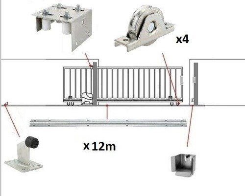 Sliding gate kits with - gate, double