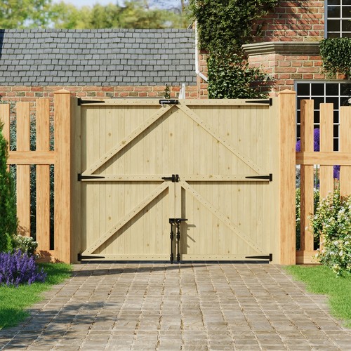 Heavy duty driveway gate - driveway,