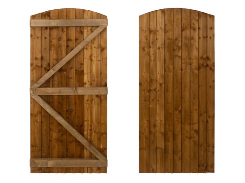 Wooden side gate garden entry - wooden,