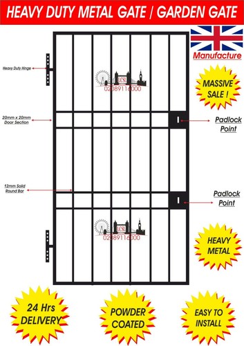 Heavy duty steel security - heavy,
