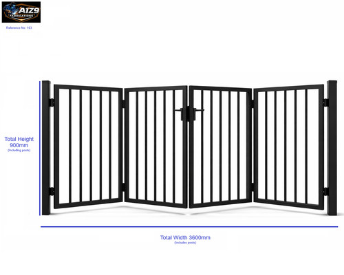 Gates metal gate - gates, garden