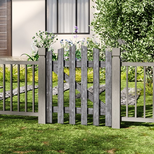 4ft garden - x, wooden