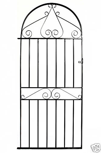 Metal arched garden - arched,